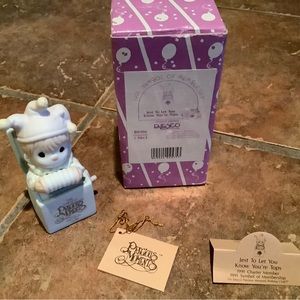 Vintage 1991 Precious Moments Jest To Let You Know You’re Tops
